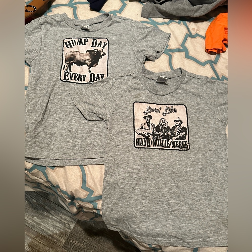 4T Hank, Willie, and Merle shirt / Brahman Hump day shirt
